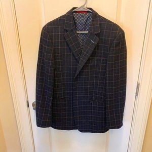 Blue Check Pattern  Sport Coat / Blazer